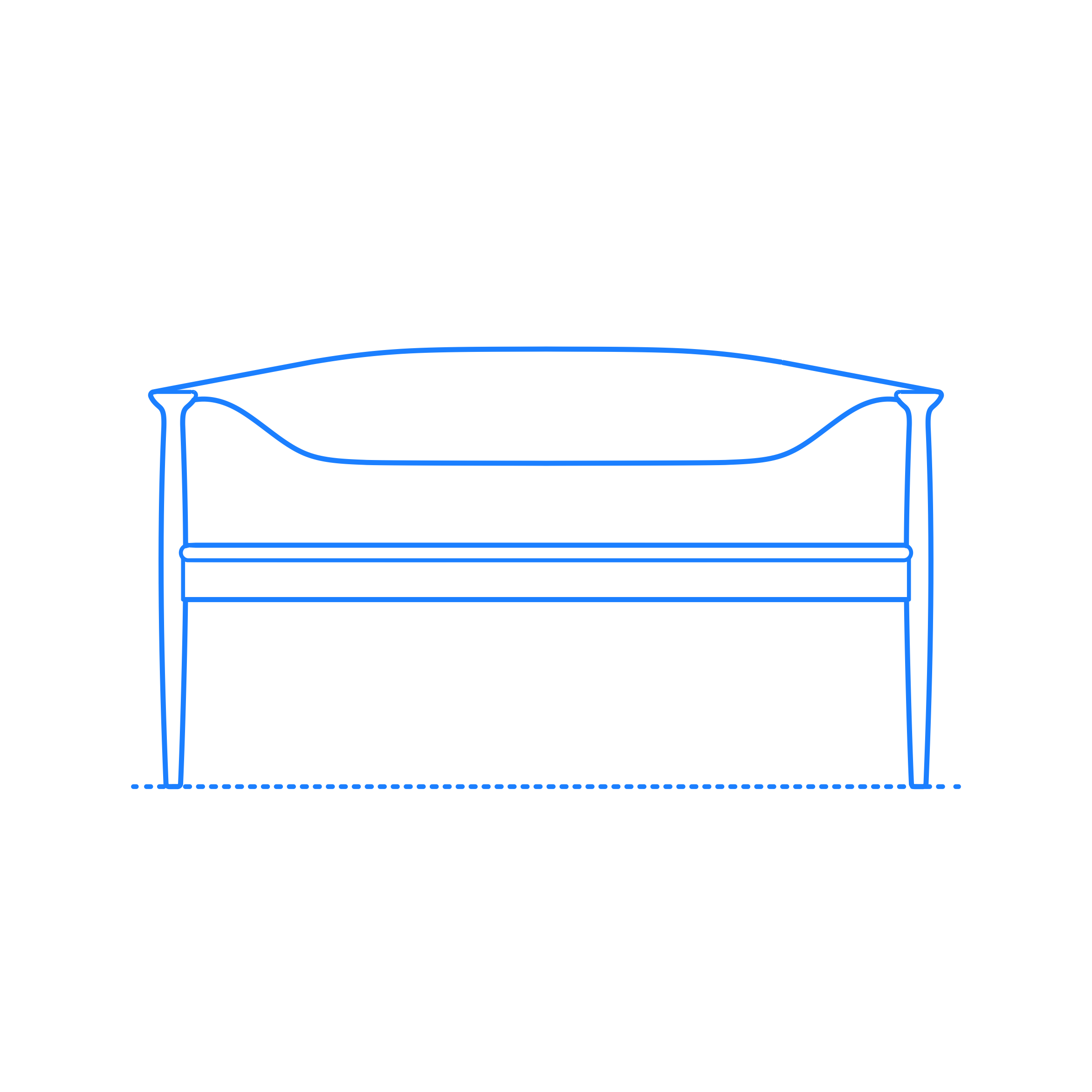 Furniture Benches Larson Bench Svg Line Art Free Vectors